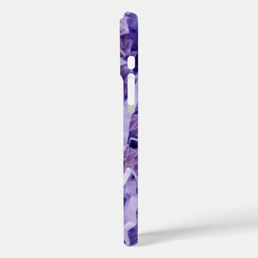 Lila zerkleinertes Papierfoto Case-Mate iPhone Hülle (Rückseite / Links)