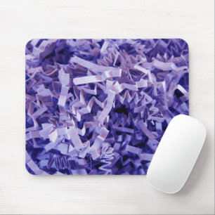 Lila zerrissenes gekrümmtes Papier Mousepad