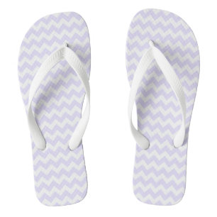 Lila Zickzack Badesandalen