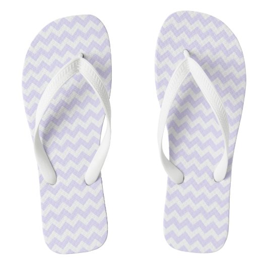 Lila Zickzack Badesandalen (Fußbett)