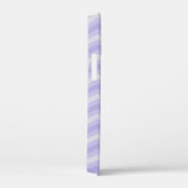 Lila Zickzack gemusterter individuelle Name Case-Mate iPhone Hülle (Rückseite / Rechts)