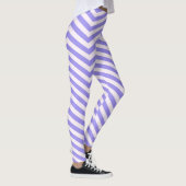 Lila Zickzack Leggings (Rechts)