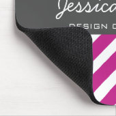 Lila Zickzack Mousepad | TBM (Ecke)