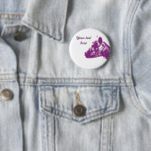Lila Ziege Button (Beispiel)