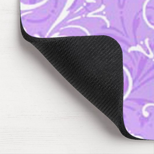 Lila Ziermuse Mousepad (Ecke)