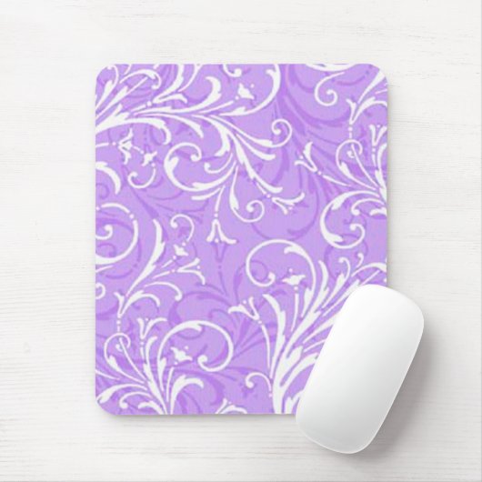 Lila Ziermuse Mousepad (Mit Mouse)