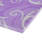 Lila Zierschneide Schneidebrett (Ecke)