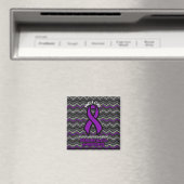 Lila Zig Zag...Fibro Magnet (In Situ (Geschirrspüler))