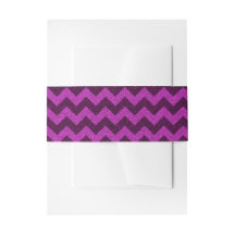 Lila Zig Zag Glitzer