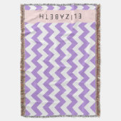 Lila Zigzag, Lila Zickzack, Ihr Name Decke (Vorderseite Vertikal)