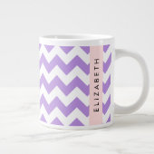 Lila Zigzag, Lila Zickzack, Ihr Name Jumbo-Tasse (Rechts)