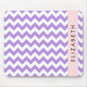 Lila Zigzag, Lila Zickzack, Ihr Name Mousepad (Vorne)
