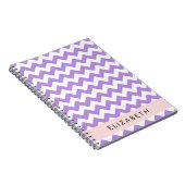 Lila Zigzag, Lila Zickzack, Ihr Name Notizblock (Rechte Seite)