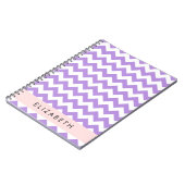 Lila Zigzag, Lila Zickzack, Ihr Name Notizblock (Linke Seite)