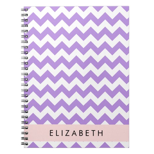 Lila Zigzag, Lila Zickzack, Ihr Name Notizblock (Vorderseite)