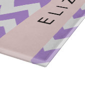 Lila Zigzag, Lila Zickzack, Ihr Name Schneidebrett (Ecke)