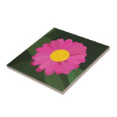 Lila Zinnia Blume Floral Fliese (Seite)