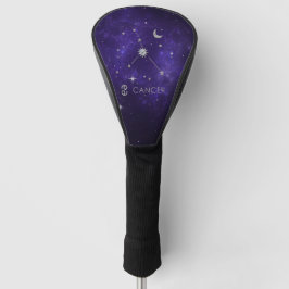 Lila Zodiakarzinom | Kosmisches Astrologie Horosko Golf Headcover