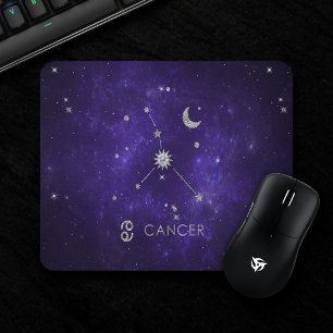 Lila Zodiakarzinom Kosmisches Astrologie Horosko Mousepad