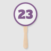 lila Zollnummer Fächer (Vorderseite)