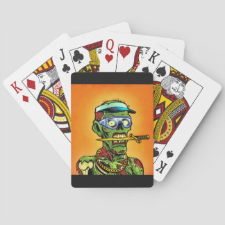 Lila Zombie-Spielkarten Spielkarten