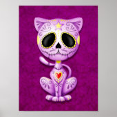 Lila Zombie Sugar Kitten Poster (Vorne)