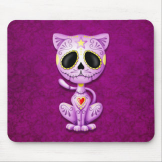 Lila Zombie-Zuckerkätzchen Mousepad