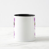 Lila Zombie-Zuckerkätzchen Tasse (Zentrum)