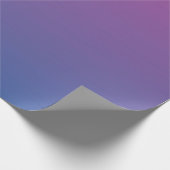 Lila zu Blue Ombre Geschenkpapier (Ecke)