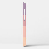 Lila zu gelben Farbpalettenmonogramm Case-Mate iPhone Hülle (Rückseite / Links)