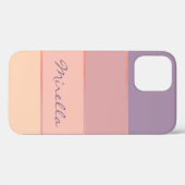 Lila zu gelber Farbkombination Gradient Case-Mate iPhone Hülle (Rückseite (Horizontal))