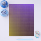 Lila zu Gold-Muster-Hintergrund Flyer (Einzeln)