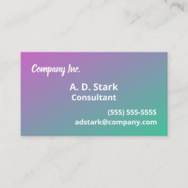 Lila zu grünen Visitenkarten Visitenkarte