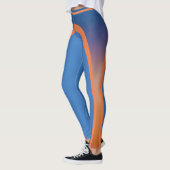 Lila zu Orange Leggings (Links)