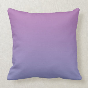 Lila zu violettem Ombre Kissen