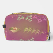 Lila Zubehör für den Weihnachtsmann Waschbeutel (Vorderseite)