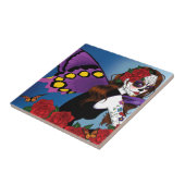 Lila Zuckerkulöhe Fliese (Seite)