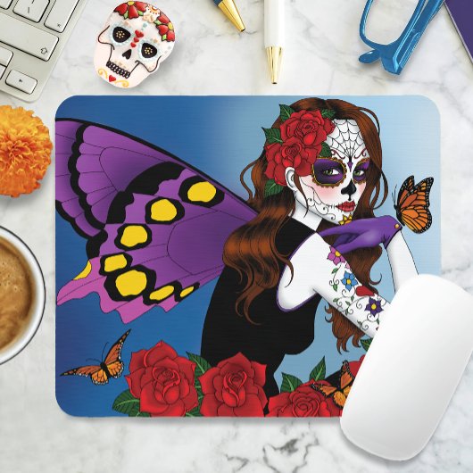 Lila Zuckerkulöhe Mousepad