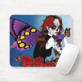 Lila Zuckerkulöhe Mousepad (Mit Mouse)
