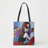 Lila Zuckerkulöhe Tasche (Vorderseite)