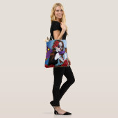 Lila Zuckerkulöhe Tasche (Am Model)