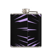 Lila Zuckerschädel Flachmann (Rückseite)