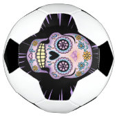 Lila Zuckerschädel Fußball (Gedreht)