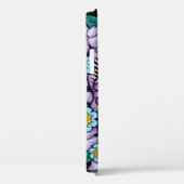 Lila Zuckerschädel mit Blume Case-Mate iPhone Hülle (Rückseite / Rechts)