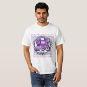 Lila Zug T-Shirt (Vorne ganz)