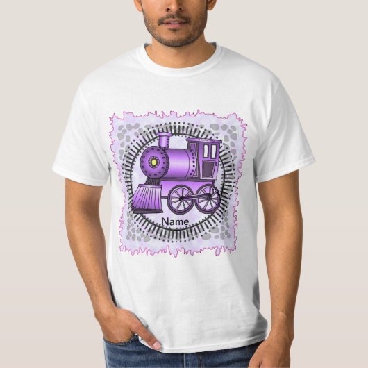 Lila Zug T-Shirt (Vorderseite)