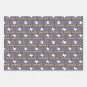 Lila Zuhause, Sweet New Zuhause - Texas Geschenkpapier Set (Vorderseite)