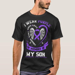 Lila zur Erinnerung an den Sohn Droge Überdosis-Be T-Shirt