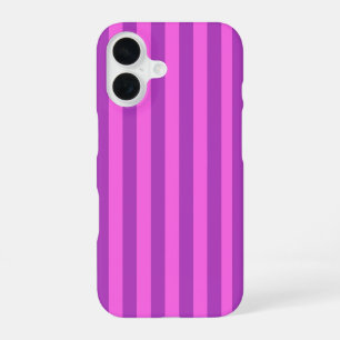 Lila Zwei-Ton-Streifen iPhone 16 Hülle