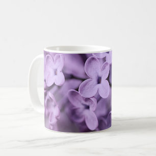 Lila Zweige der Lilac-Blume Kaffeetasse
